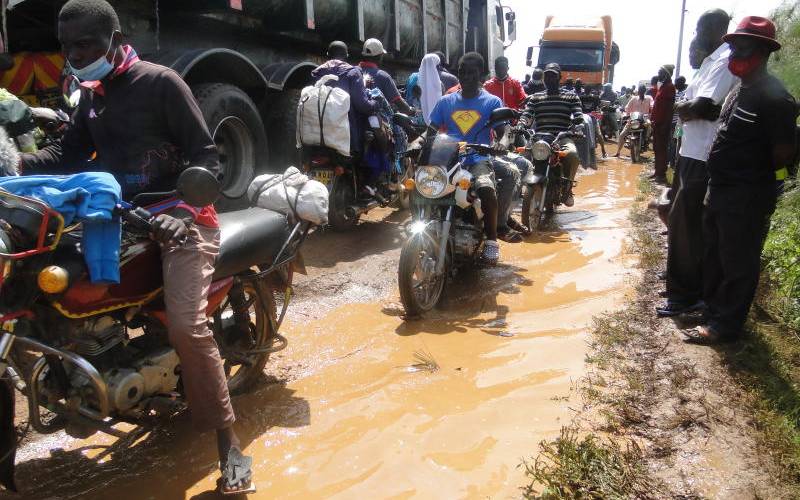 KeNHA warns motorists against using Goye crossing as floods wreak havoc