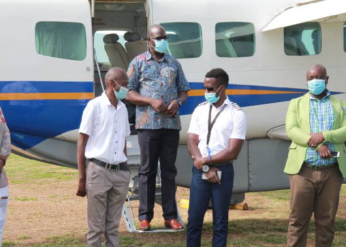 Joy as air transport resumes in Homa Bay