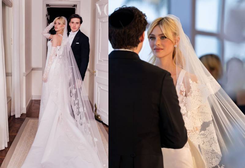 Brooklyn and Nicola Beckham’s exquisite wedding Eve woman
