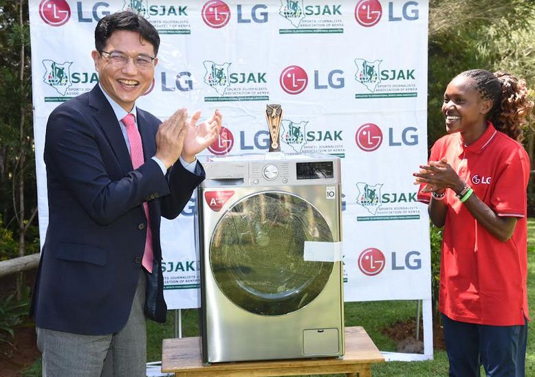 Olympic champion Faith Kipyegon named LG/SJAK Sports Personality for month of August : The standard Sports