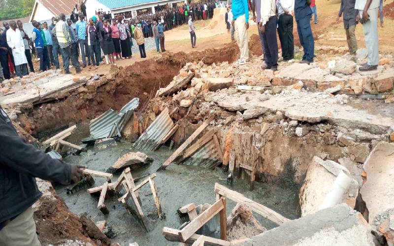 Student dies, three injured after toilet collapses in Nyabondo school