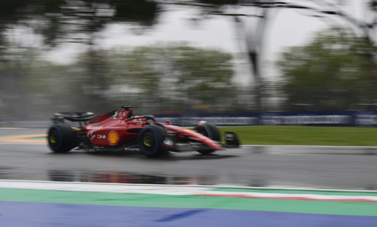 Ferrari duo revel in rain for Emilia Romagna practice