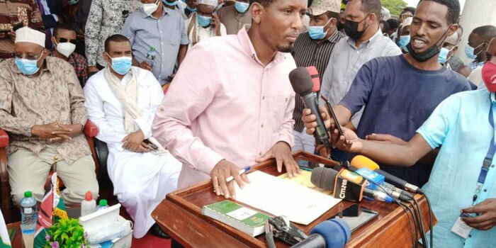Newly Sworn in Wajir Governor Reshuffles Cabinet
