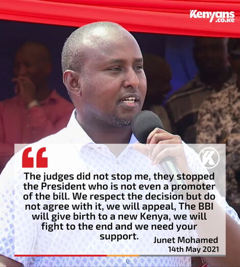 Junet & BBI Team Hit Back at Court