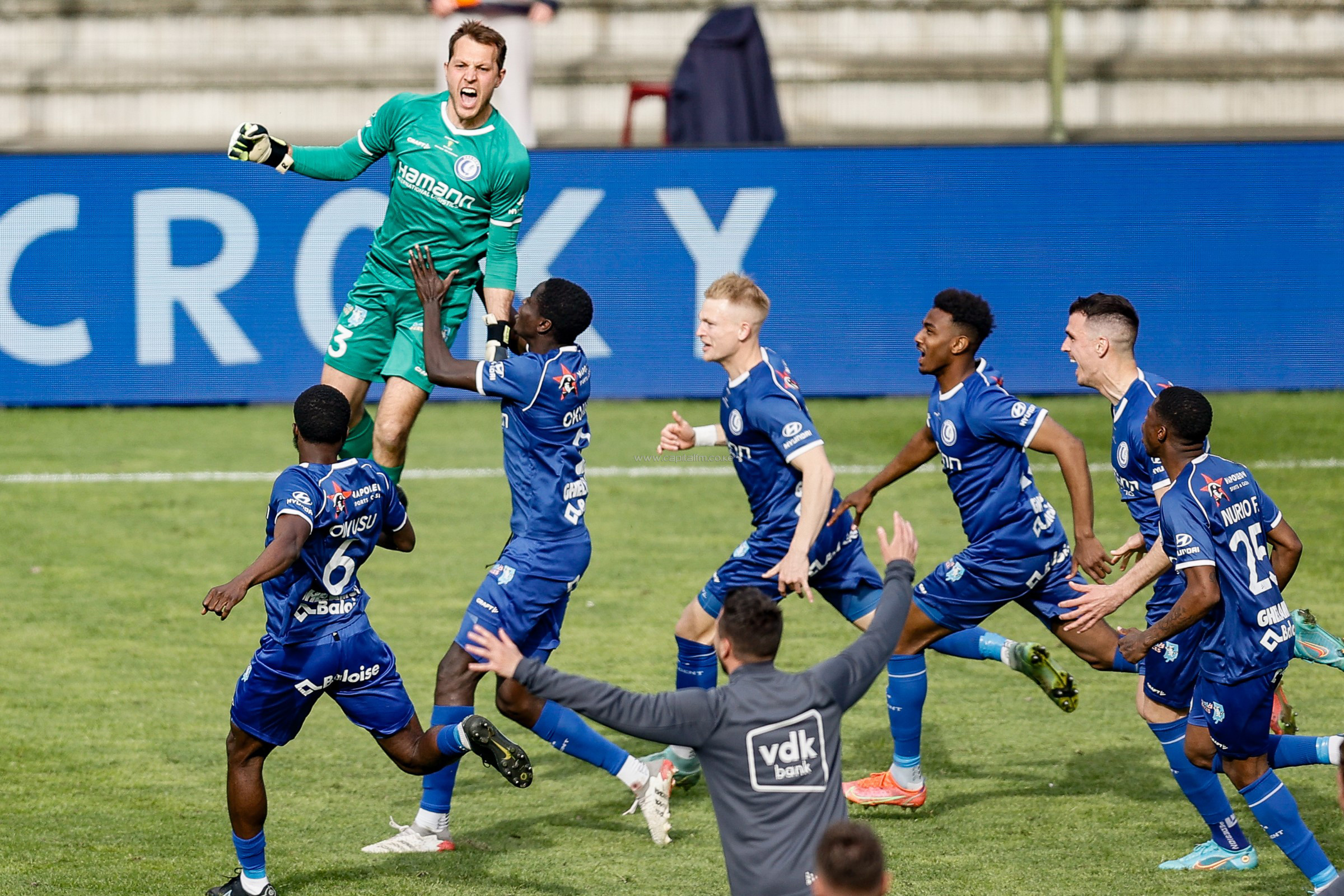 Harambee Stars defender Joseph Okumu clocks full game as Gent beat Anderlecht to win Belgian Cup