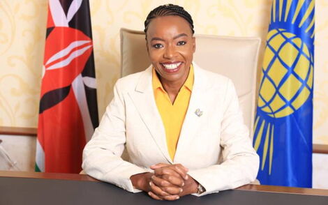 Energy Cabinet Secretary Monica Juma During Past International Conference