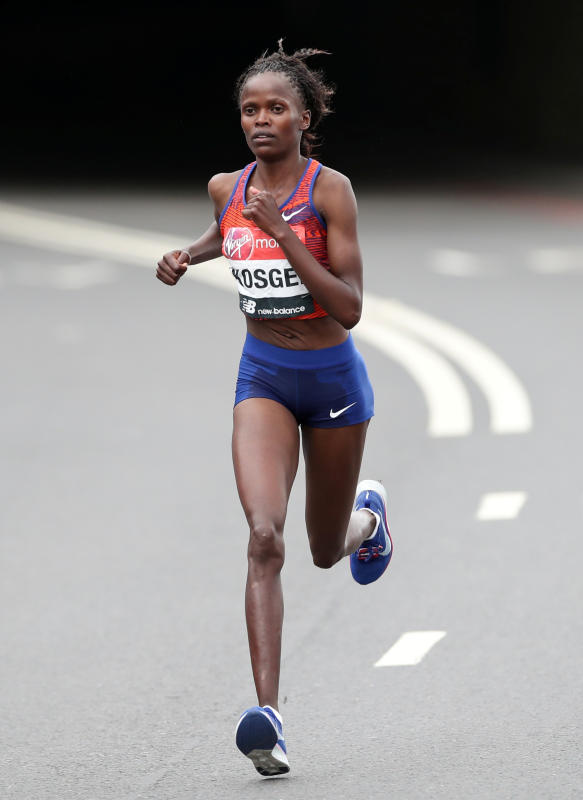 Brigid Kosgei aiming to win her third London Marathon crown : The standard Sports