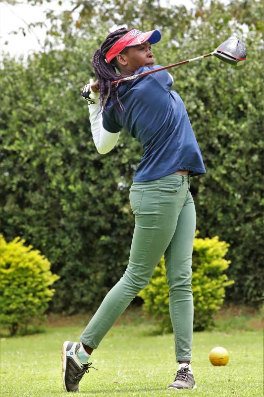 No one does it better than Wafula as she wins at Muthaiga course : The standard Sports