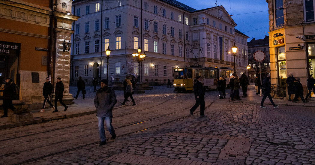 In Ukraine’s West, Lviv Makes Itself a Vital Rear Base