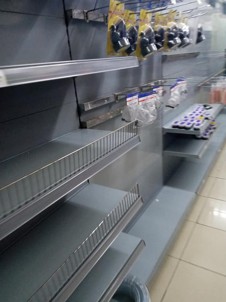 Tuskys Empty Shelves