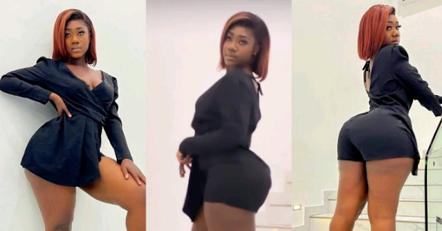 TikTok sensation Hajia Bintu trending photos with big African booty