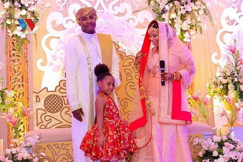 Esma with husband Yahya and daughter, Taraji
