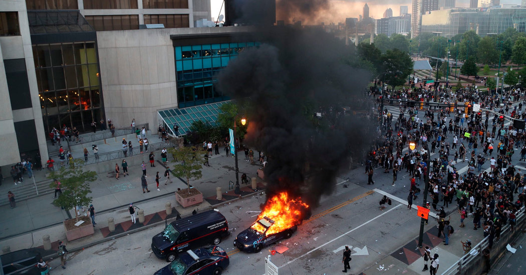 Atlanta Protesters Clash With Police as Mayor Warns ‘You Are Disgracing Our City’