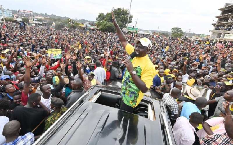 Ruto raids Kalonzo turf, urges him to join the hustler nation