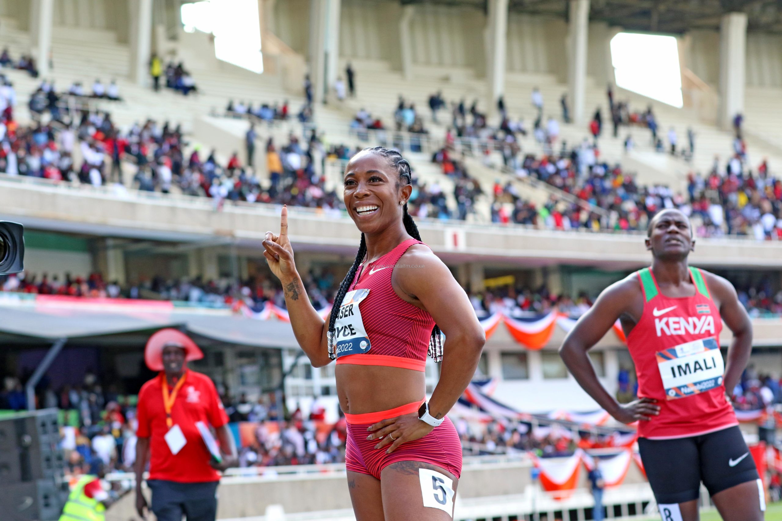 Fantastic Shelly Anne blazes to fastest time of the year, falls in love with ‘amazing’ Kenyan crowd