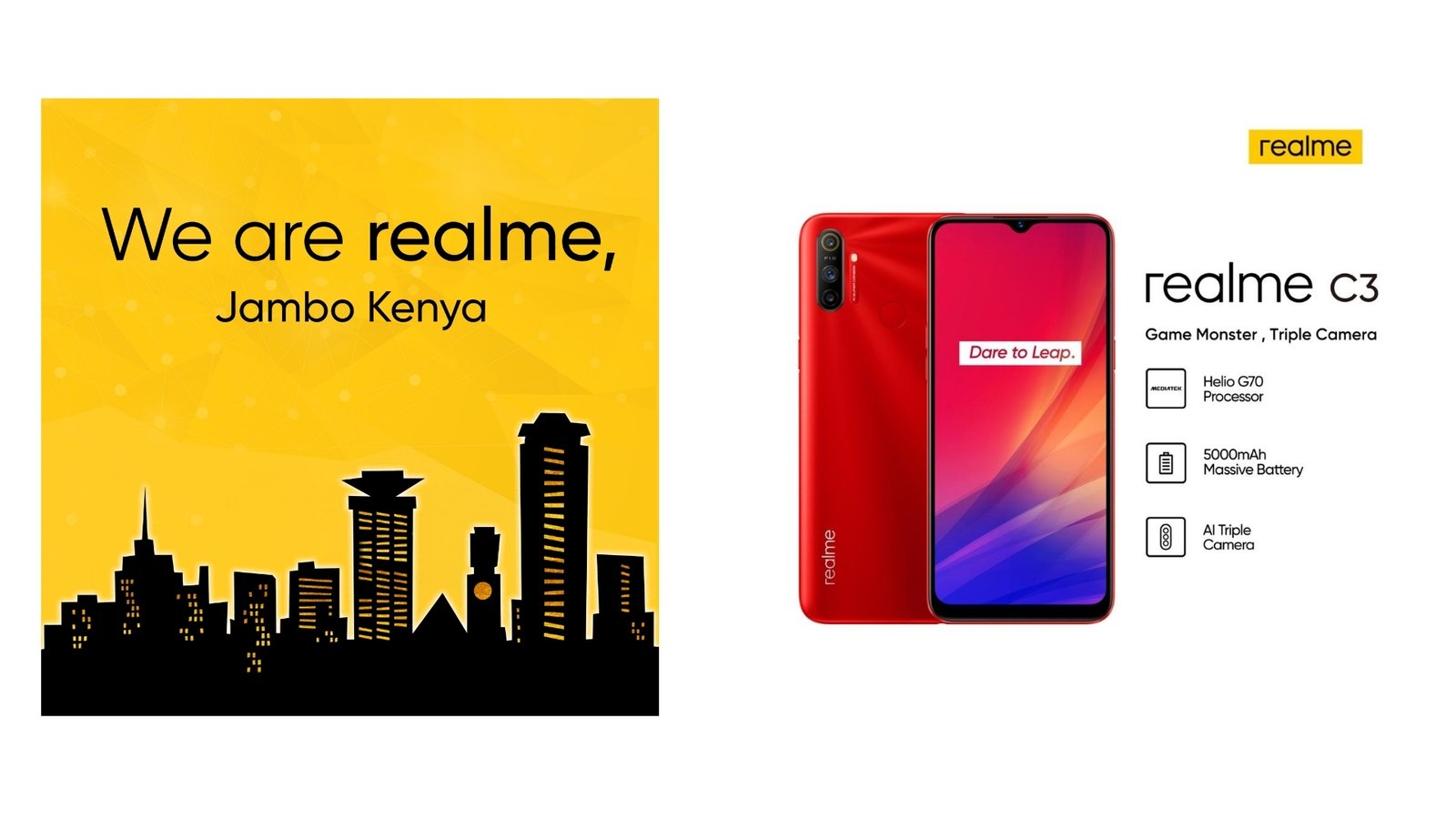 realme Smartphone Company Opens Shop in Kenya
