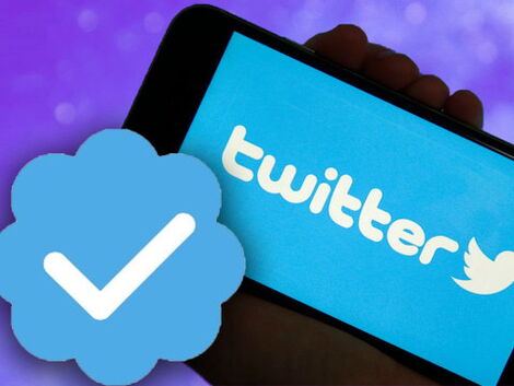 An illustration of verified Twitter account