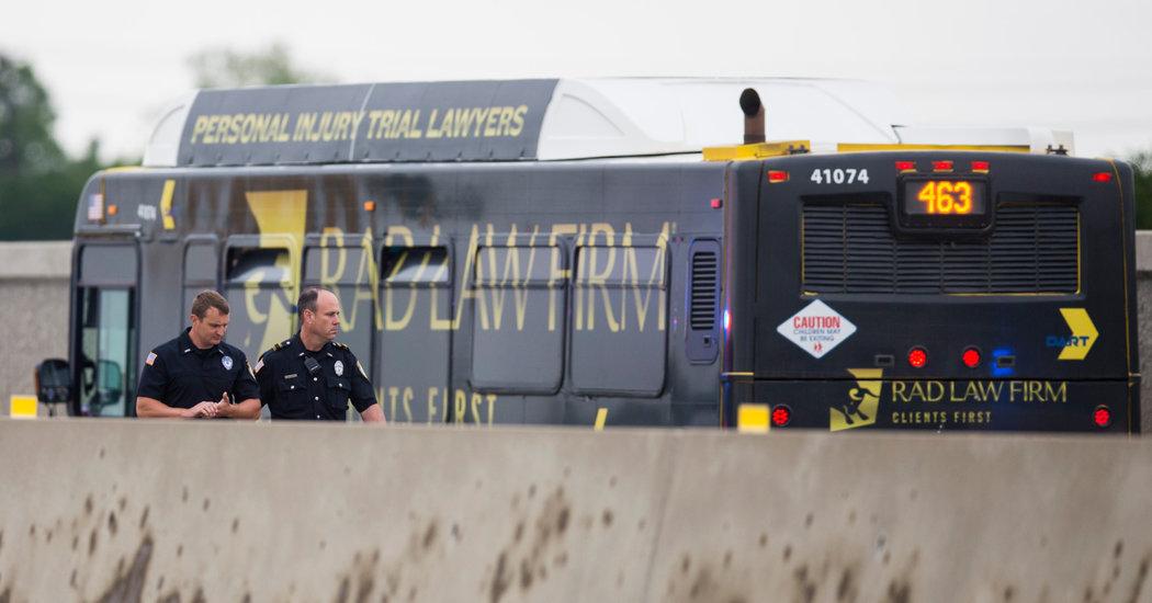 Texas Bus Hijacking Leaves 2 Officers Wounded and Gunman Dead