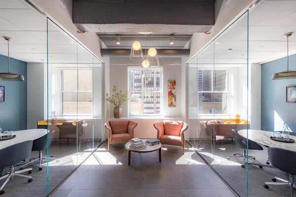 Landlords are trying to entice tenants with sweeping redesigns and new technology that can quickly refashion office space based on needs.