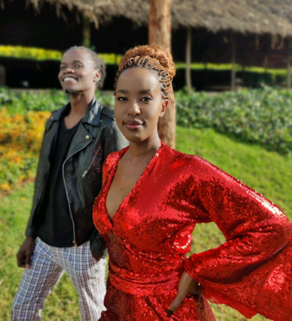 Gospel rapper Juliani with Lilian Ng'ang'a in a photo Gospel rapper Juliani with Lilian Ng'ang'a in a photo