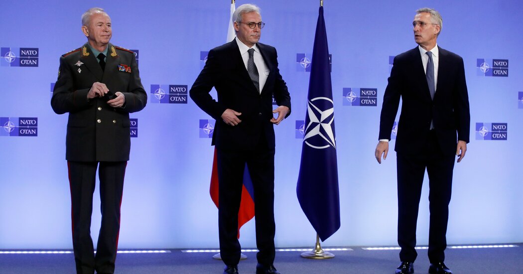 NATO and Russia Talk Frankly, but Past One Another for Now