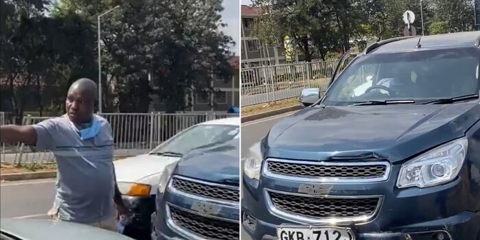GoK Driver Takes Off After Accident Involving 3 Cars [VIDEO]