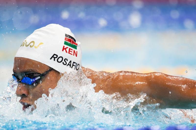 No pressure for Kenyan swimmer Rosafio in Tokyo pool : The standard Sports