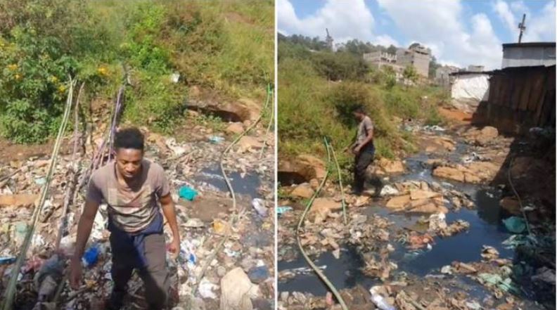 Eric Omondi Now Walks in Sewage