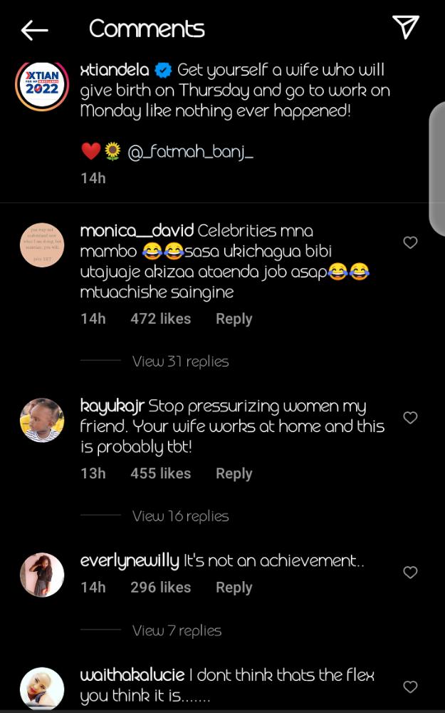 Xtian Dela Blasted By Fans For His Latest Post After Welcoming First Born With Fatma Banj (Screenshots)