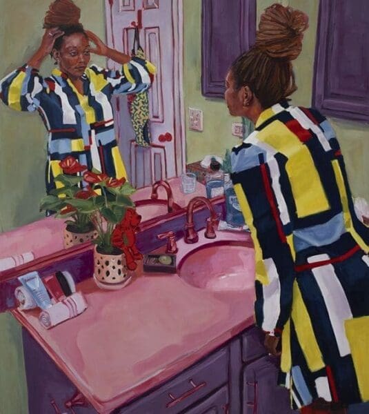 Wangari Mathenge 1970s living room in London