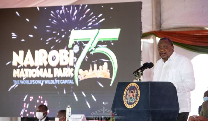 Uhuru Presides Over 75th Anniversary of Nairobi National Park