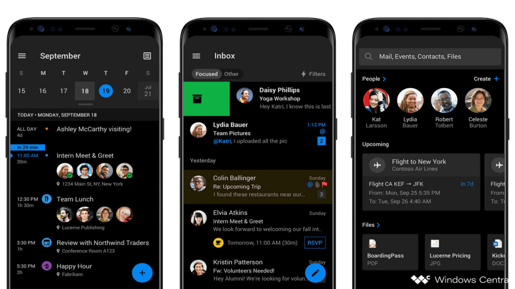 Microsoft Outlook for Android will soon get a dark mode