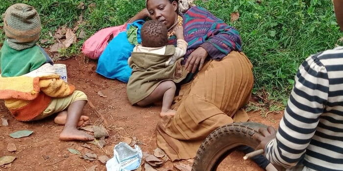 Woman Living in Shaky Mud-House Appeals to Kenyans For Help