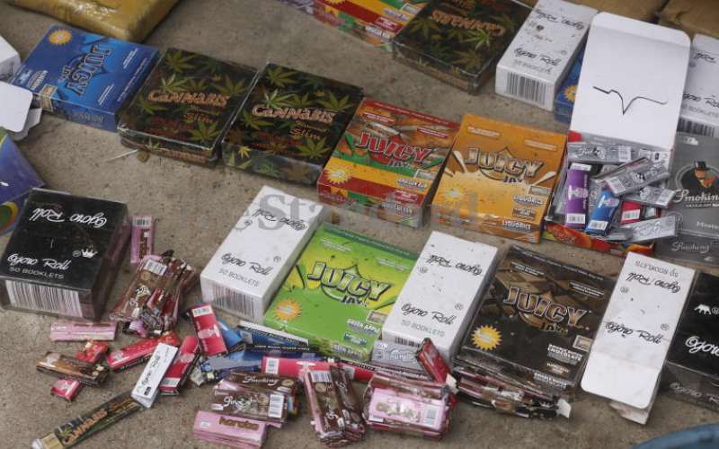 Police net bhang worth Sh1.2 million in a Nakuru slum