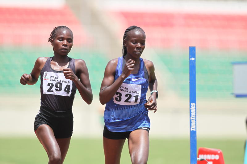 Joy as up-and-coming athletics stars light up AK meet at Nyayo : The standard Sports