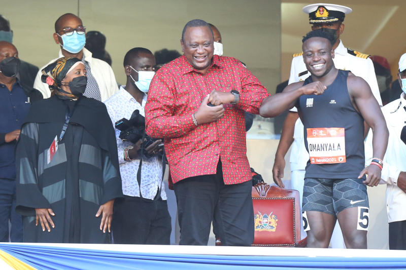 Omanyala beats Justin Gatlin, sets African record : The standard Sports