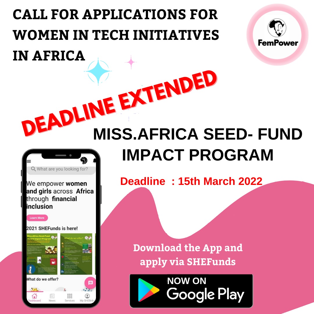 Call For Applications For Miss. Africa Seed-Fund Impact Program Deadline Extended – TechMoran