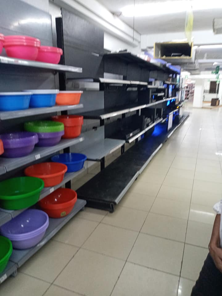 Tuskys Empty Shelves
