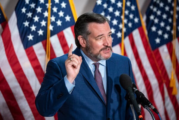 Senator Ted Cruz, who is not an R.N.C. speaker, is sticking with his ideological conservatism.
