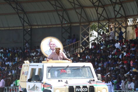 Story of Kabogo's Ksh20 Million Military Vehicle at Ruto Rally