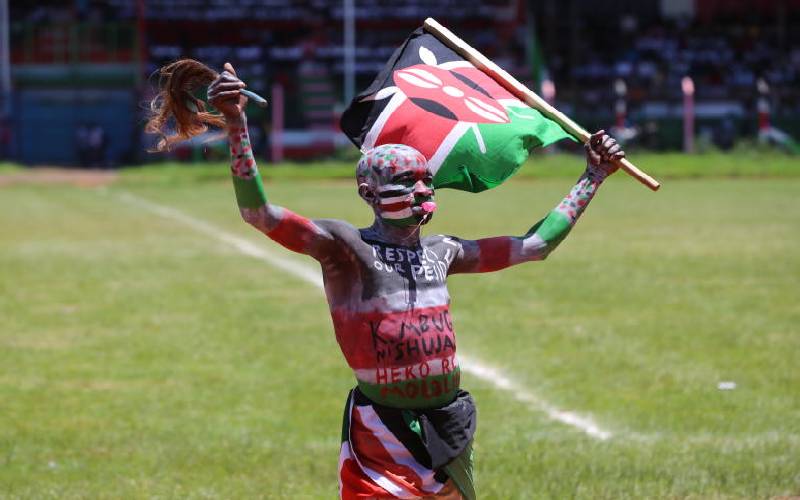 My First Encounter with AFC Leopard’s Super Fan, Isaac Juma at Kasarani Stadium