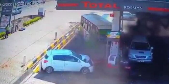 Driver in Hiding After Killing Petrol Attendant in Horrific Crash [VIDEO]