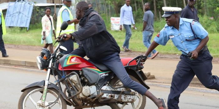 Boda Boda Rider's Scheme to Rob Gun Carrying Cop Backfires