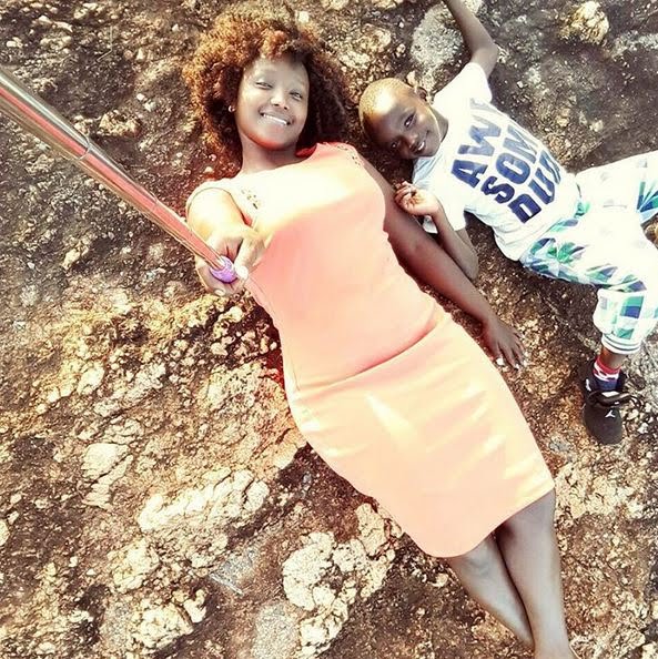 “Ni gaidi tu ya huku” Actress Catherine Kamau opens up about her son’s father