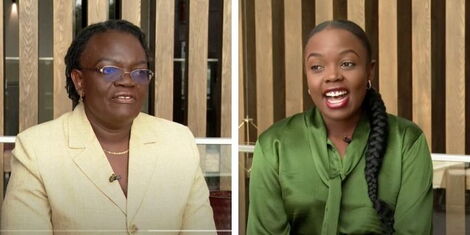A collage of Maureen Okomo (left) and her daughtr Vanessa Onyullo