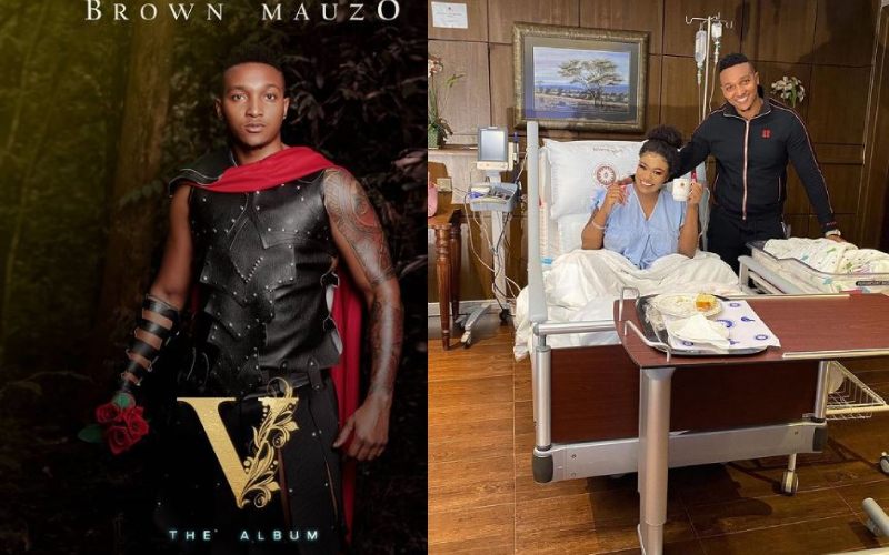 Aki Pesa Wewe! Brown Mauzo Surprises Vera & Daughter With A Limousine Ride From Hospital (Video)