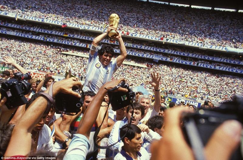 Maradona's 'Hand of God' shirt expected to fetch Sh 602 million at auction : The standard Sports