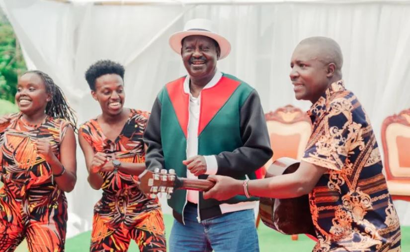 Raila Drops Campaign Anthem ‘Leo ni Leo’ Remix