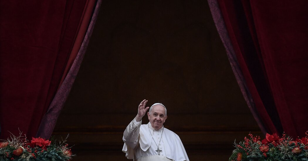 As Covid Disrupts a 2nd Christmas, Pope Prays for Healing and Peace