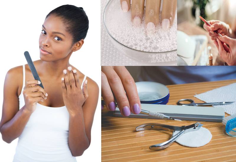 How to take off acrylic nails at home Eve woman
